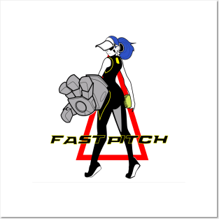 Fastpitch girl 3 Posters and Art